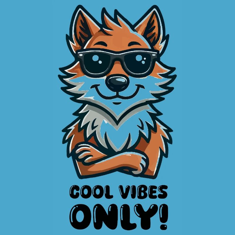 Wolf Sunglasses Comic