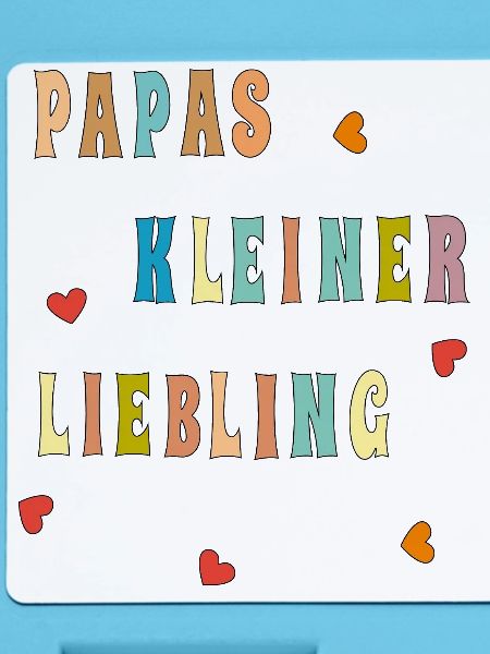 Dad's little darling
