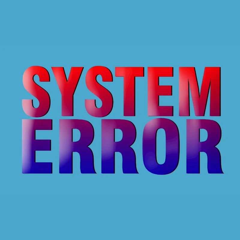 Systemfehler Gradient Typo