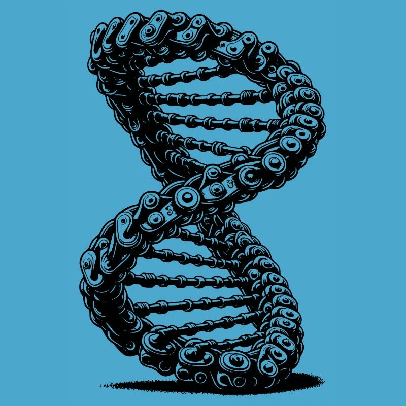 Möbius Loop Curved Chains DNA
