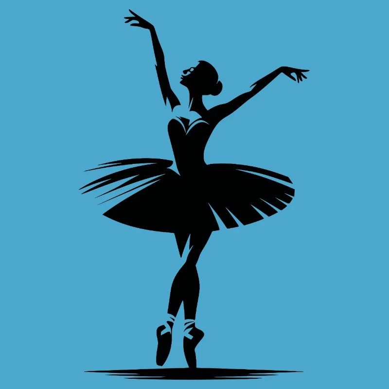 Danseuse avec élégance et pose de danse classique