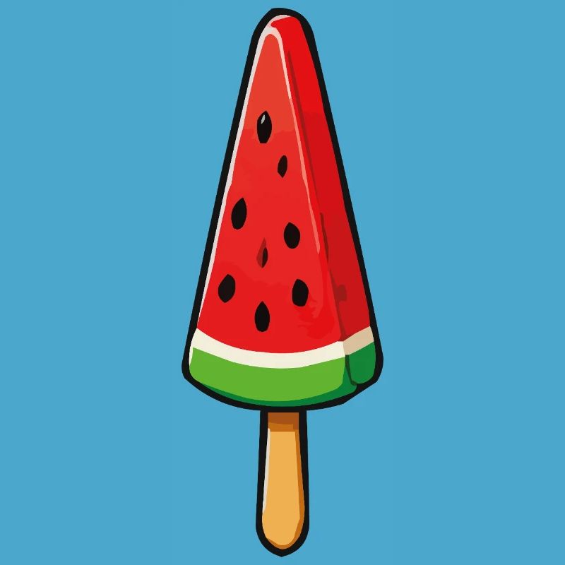 Glaces à la pastèque
