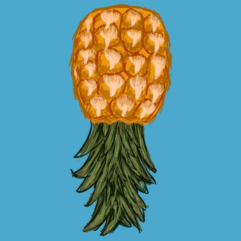 Ananas à l’envers