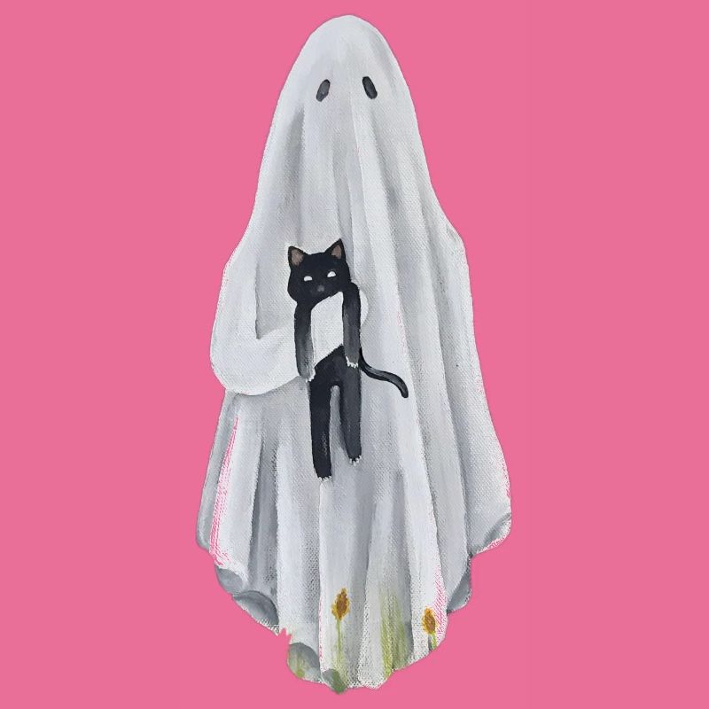 Geist mit Katze