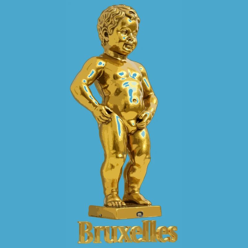 Manneken Pis de Bruxelles en oder