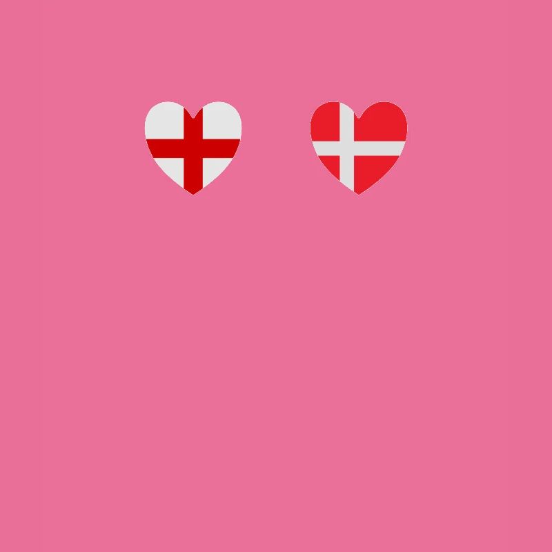 Angleterre et Danemark Drapeaux danois du Demmark Drapeaux