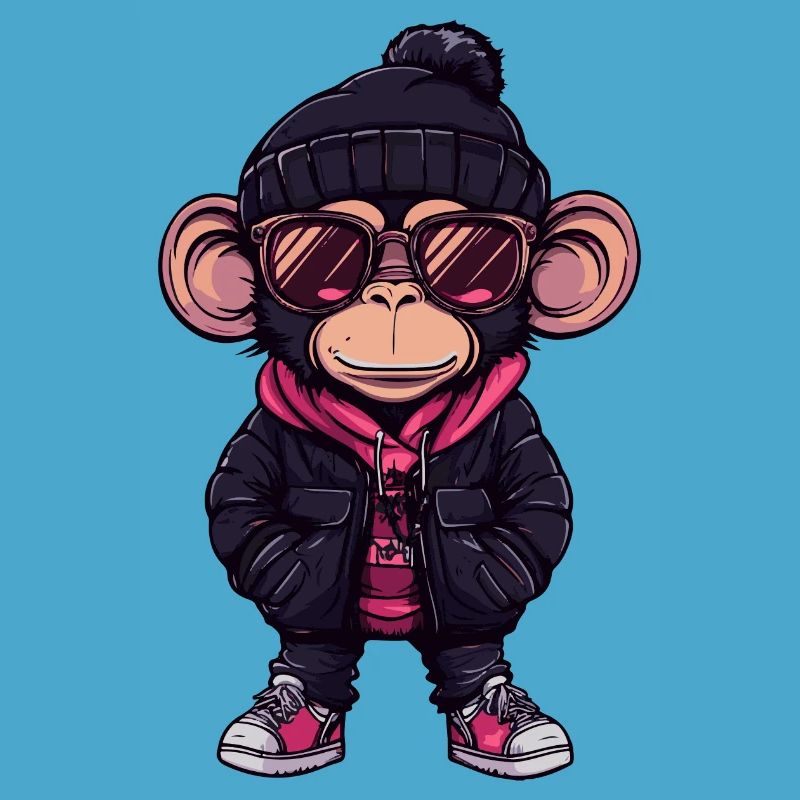Monkey Winter Comic