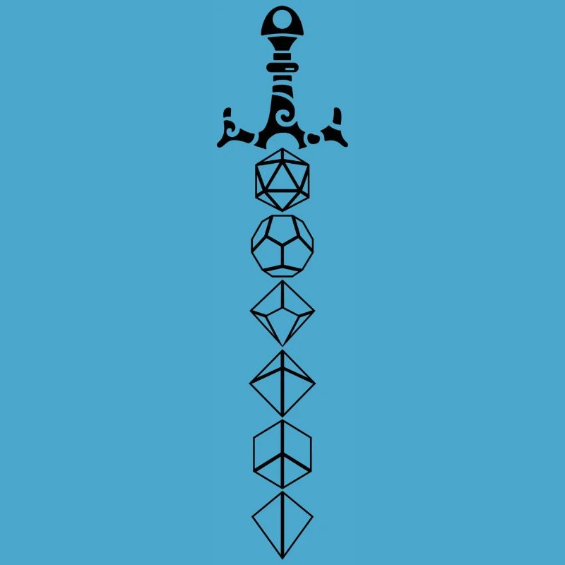 Épée de dés de donjon