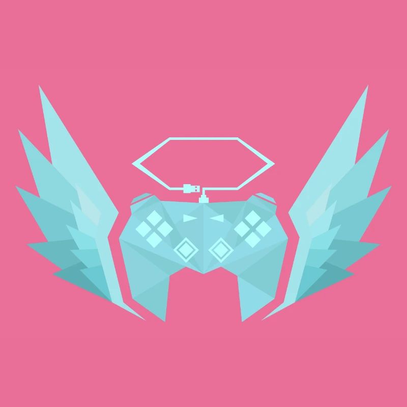 Controller with joins (pastel turquoise)