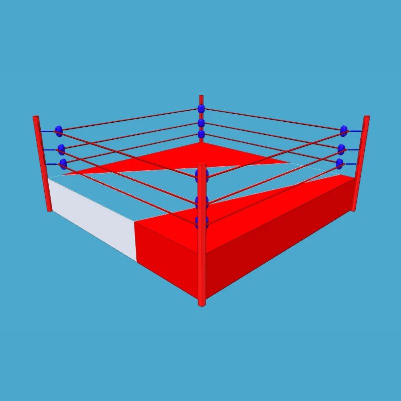 Ring de boxe, boxe, boxe