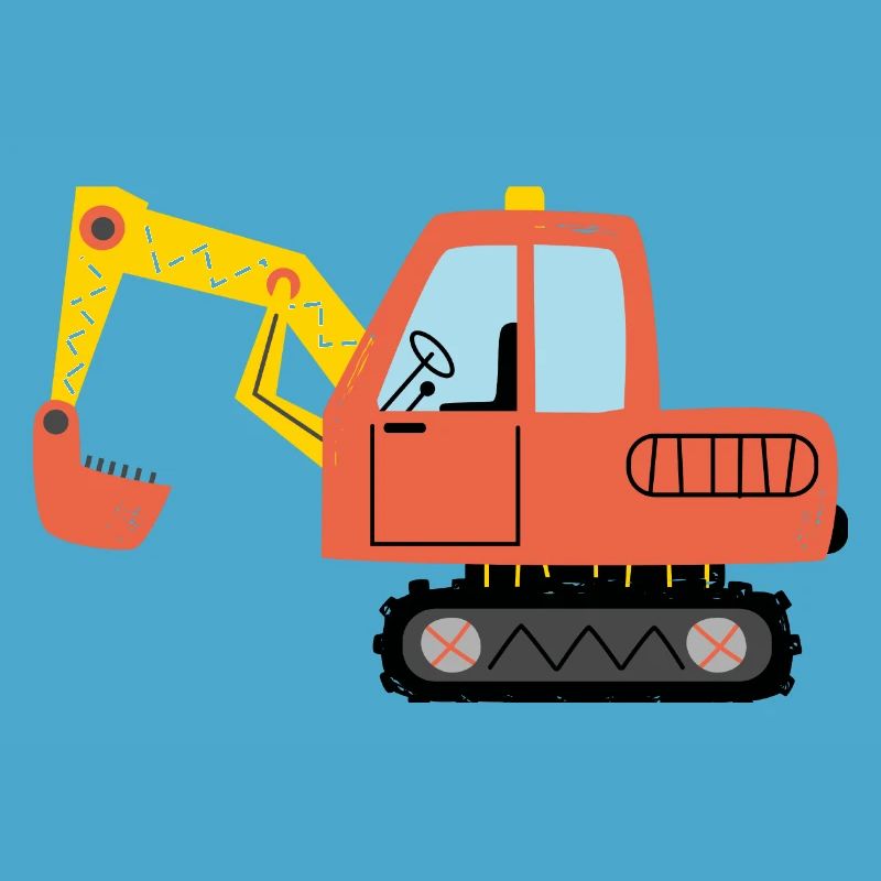 Construction machinery Excavator Backhoe Construction site