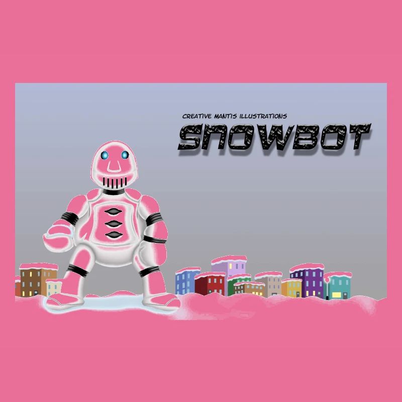 SNOWBOT Creative Mantis Illustrations