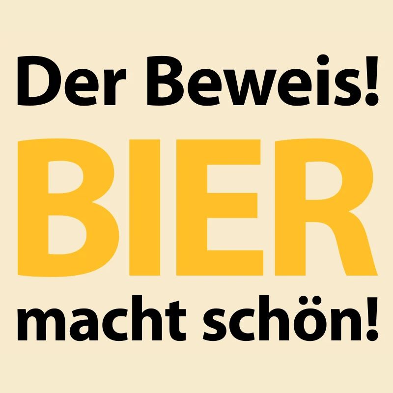 Der Beweis! Bier macht schön! Bierbauch Biergarten