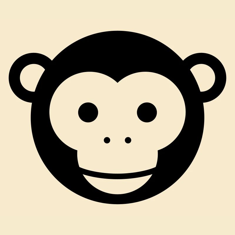 Monkey Head – Cute Monkey Face Cartoon