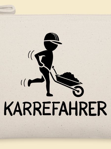Bauarbeiter mit Schubkarre – KARREFAHRER
