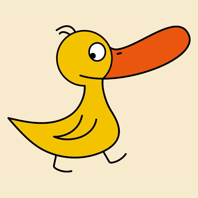 Funny duck