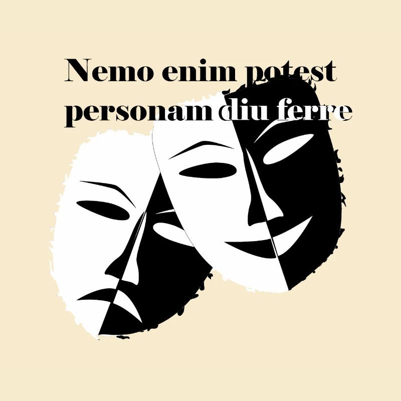 Latein Sprüche Masken Rom Geschenkidee witzig