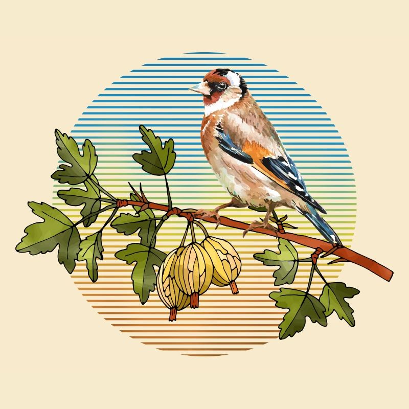 Bunter Vogel