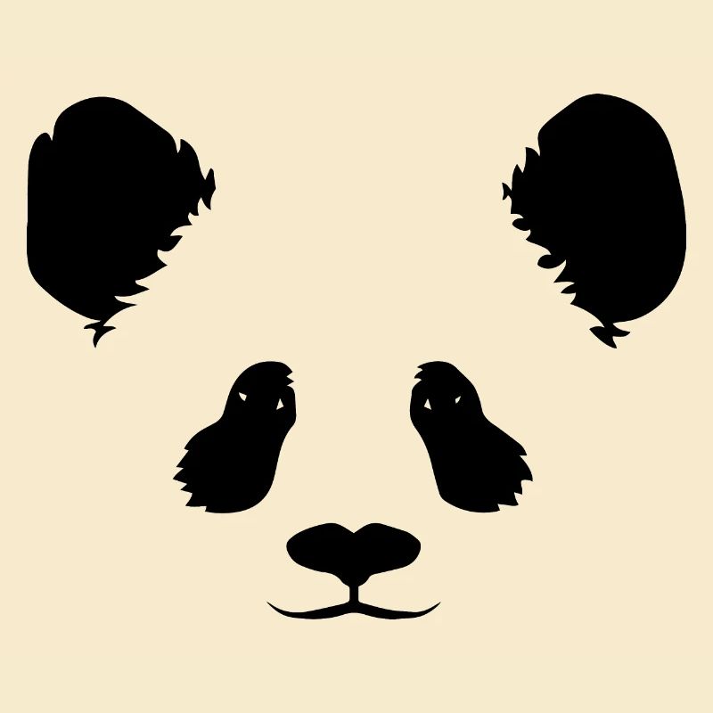 Visage de panda