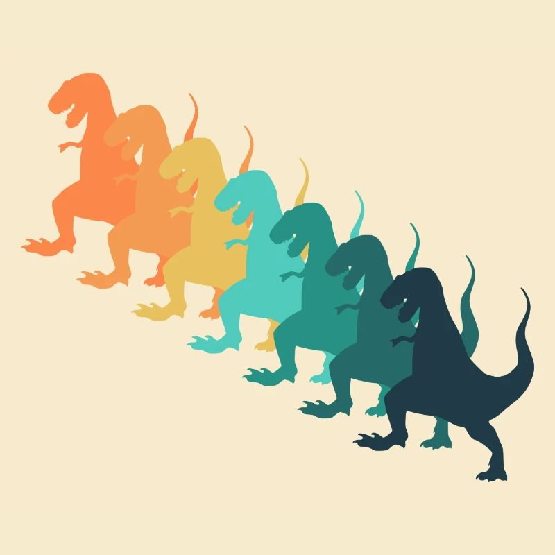 Retro-Dinosaurier
