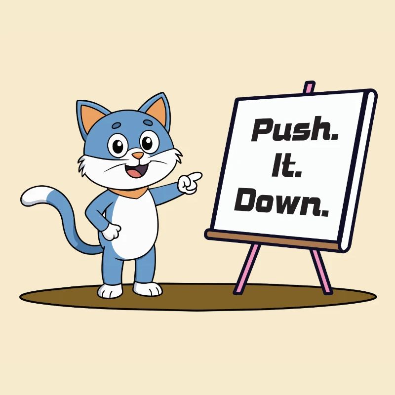 Push. It. Down.