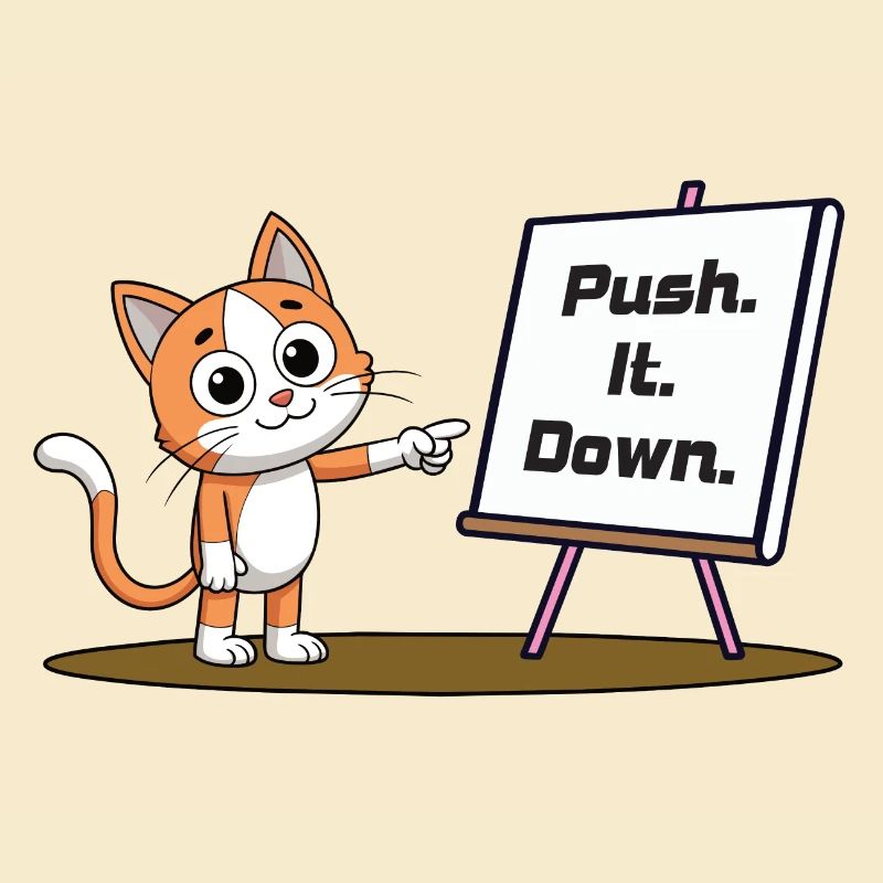 Push. It. Down.