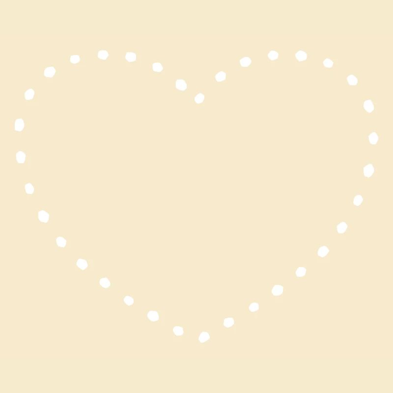 Heart white dots