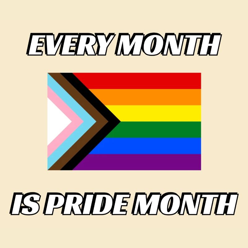 Chaque mois est le mois de la fierté Progress Pride Flag