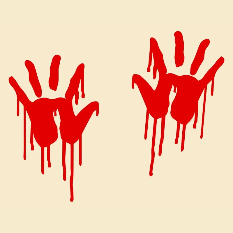 Blutige Hand