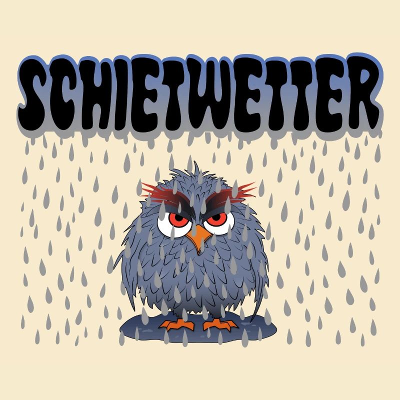 Eule Schietwetter