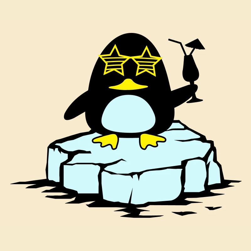 beach pinguin eisscholle