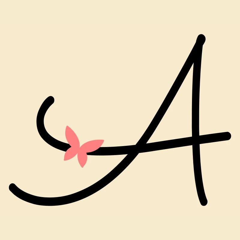 Lettre A Lettre Initiale Papillon
