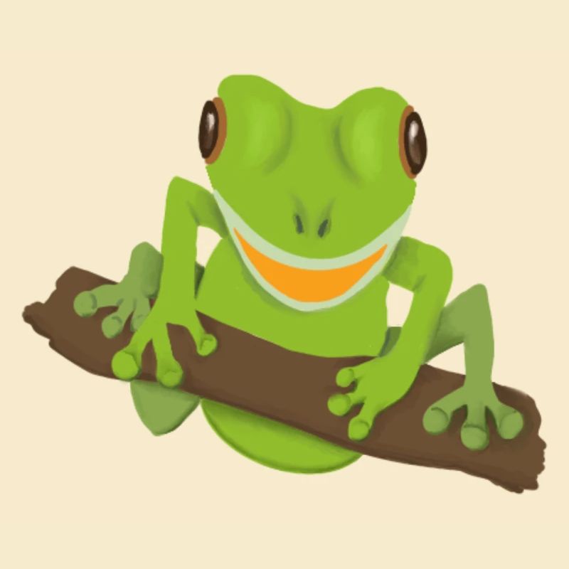 lachender Frosch