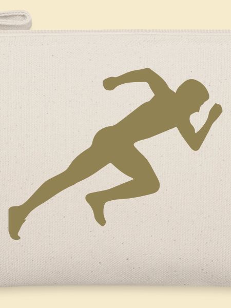 Minimalistische Silhouette Sprinter Sprinten 