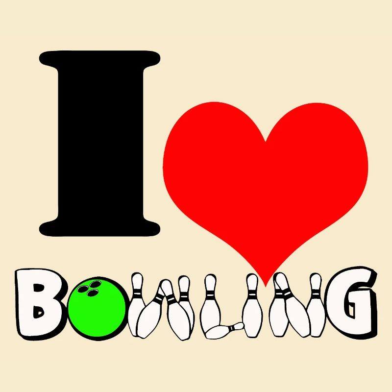 Bowling Liebe Herz
