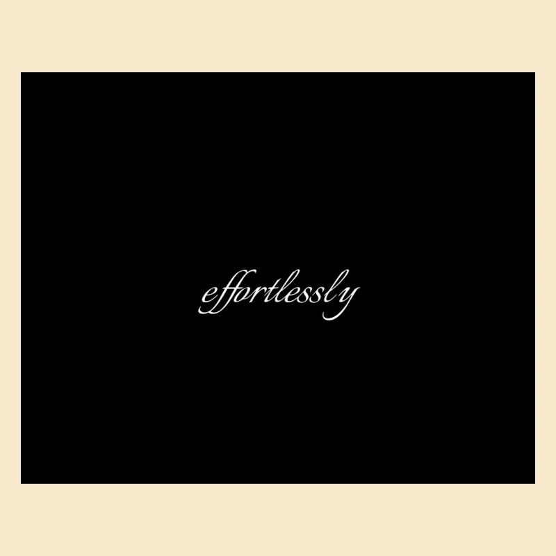 Effortlessly Elegant Script Typografie