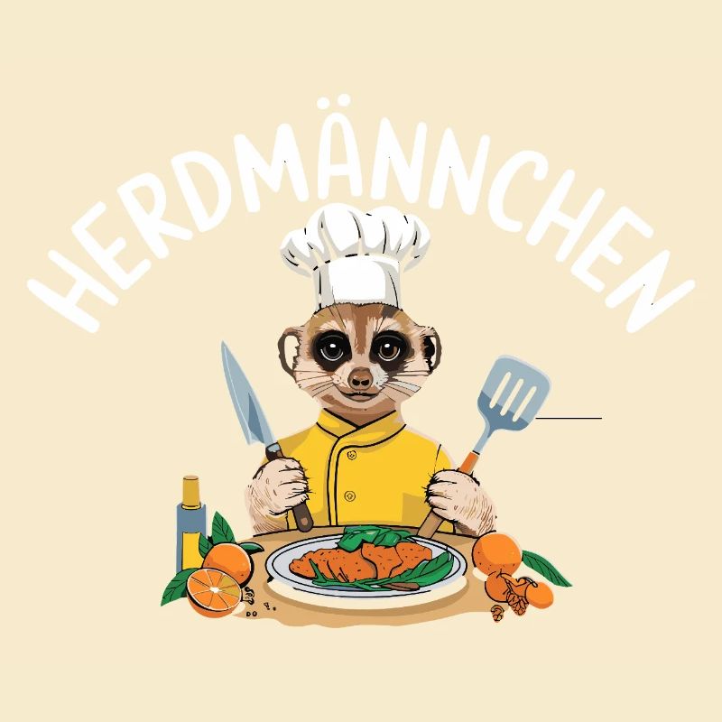 Herdmännchen Koch Suricate Pun