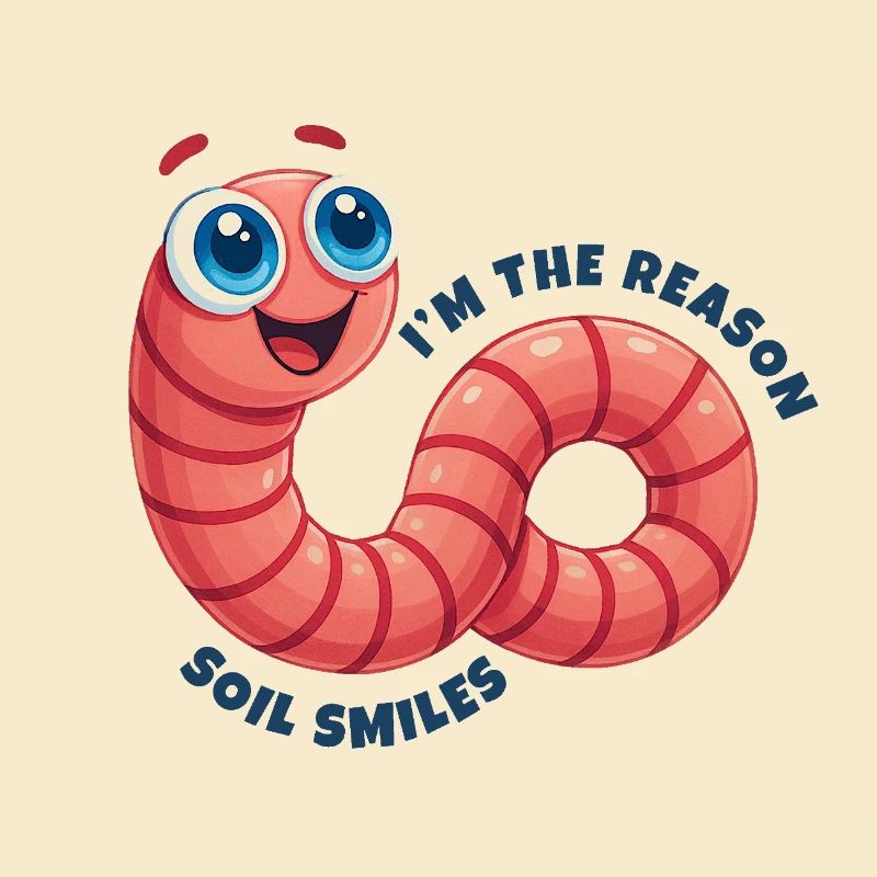 Cheerful Earthworm