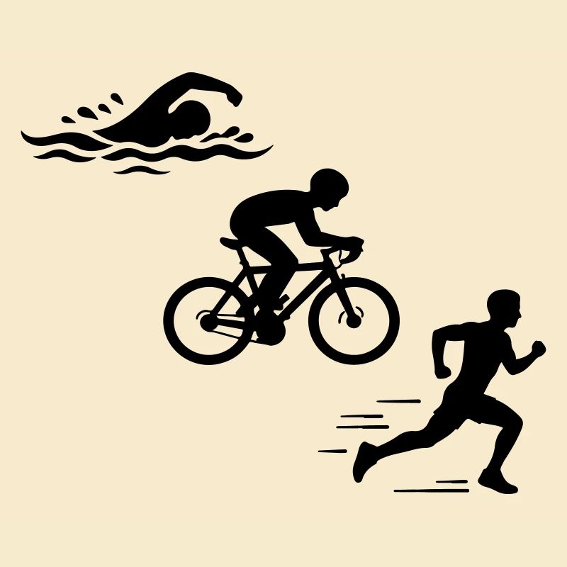 Triathlon Silhouette Triathlet