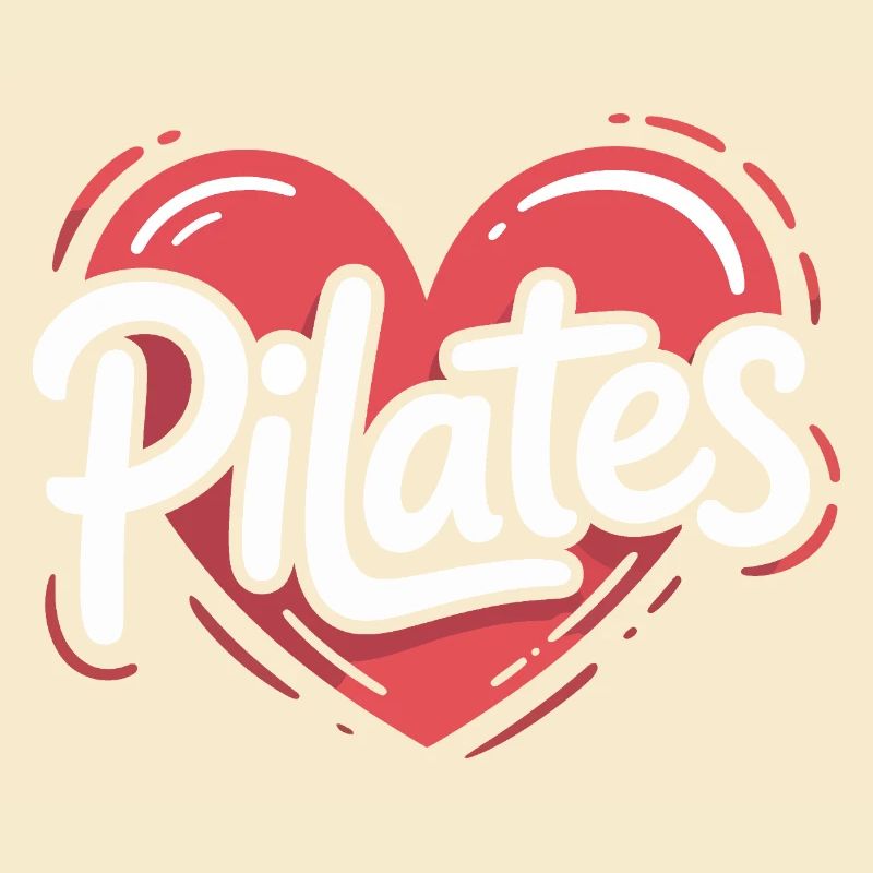 Pilates Herzdesign