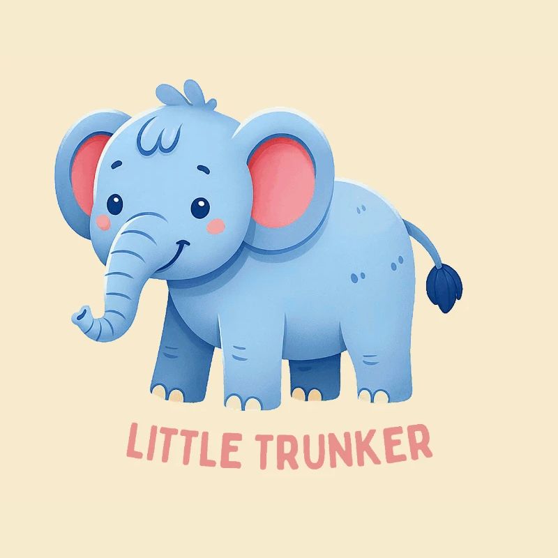 Rosa Ohr-Elefant