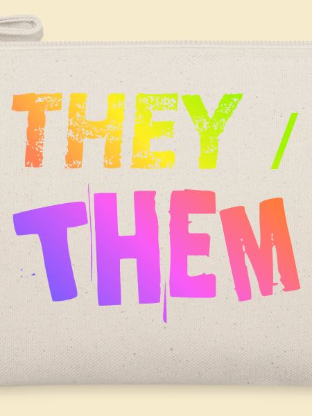they / them Geschenkidee LGBTQ+ nonbinary Pronomen