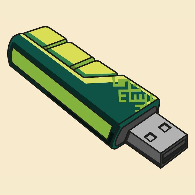 usb_en_tonos_verdes