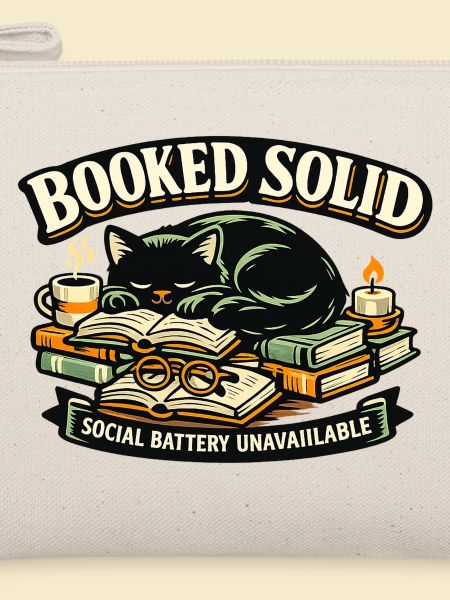 Booked Solid Cat and Books