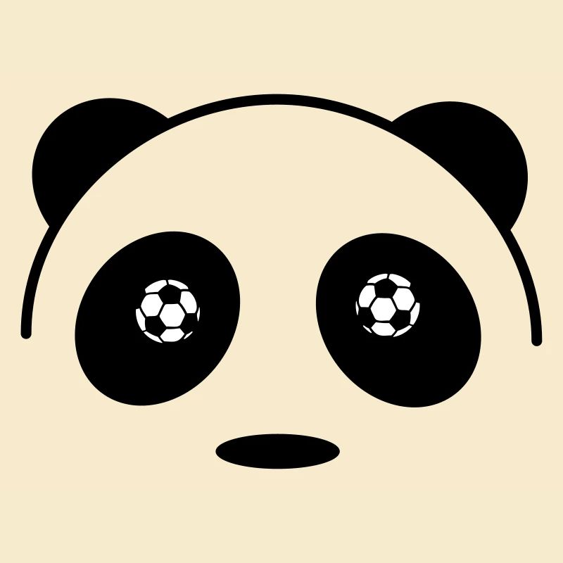 Panda und Fußball