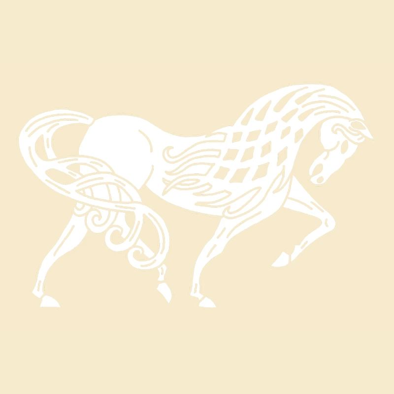 Cheval blanc celte