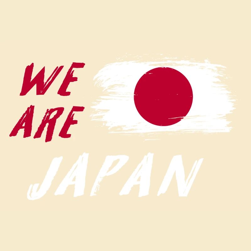 Nous sommes la conception des drapeaux du Japon