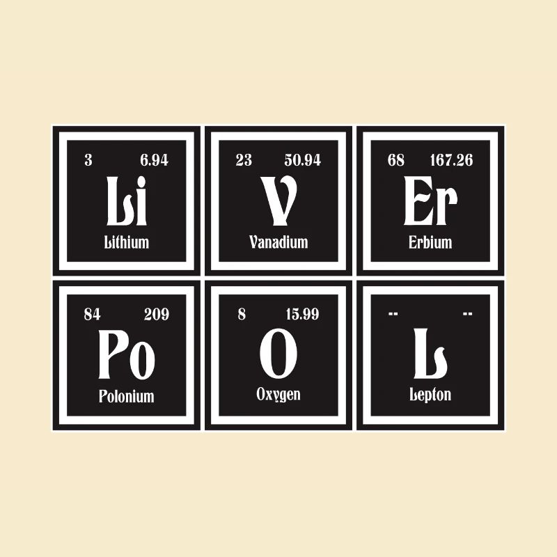 | de Liverpool Tableau périodique des éléments