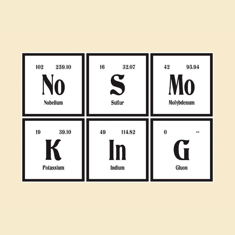Nichtraucher - Periodensystem der Elemente