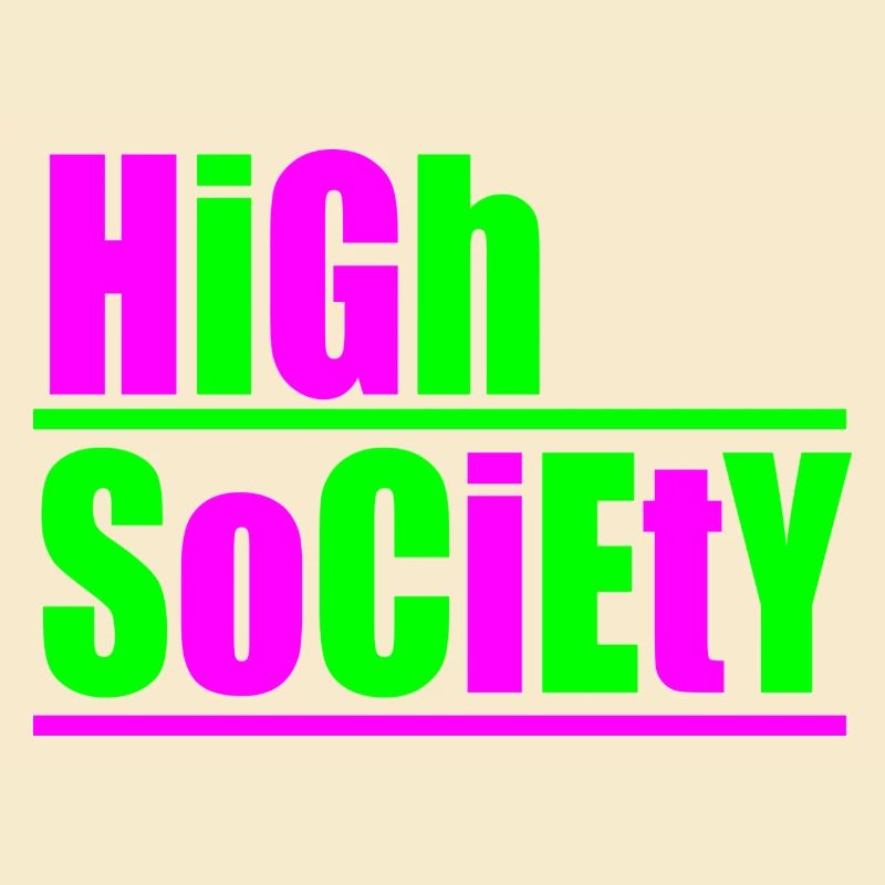 High Society Rave Techno Design